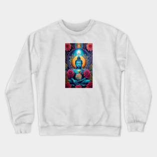 Buddha and the tree of life Crewneck Sweatshirt